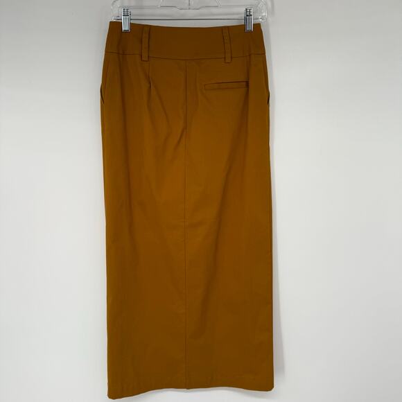 Mustard Wrap Skirt - Picture 3 of 8